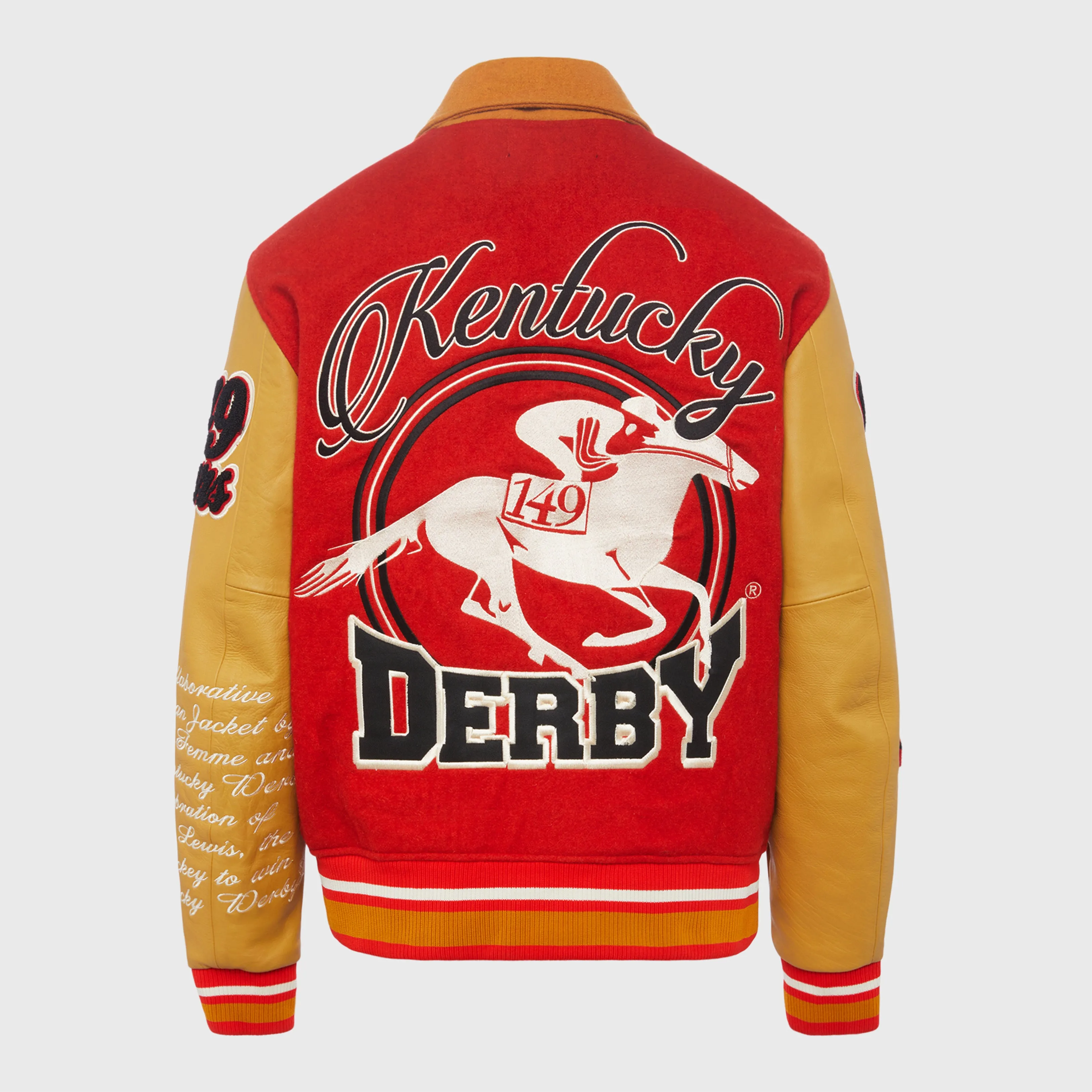 149 Letterman Jacket Red