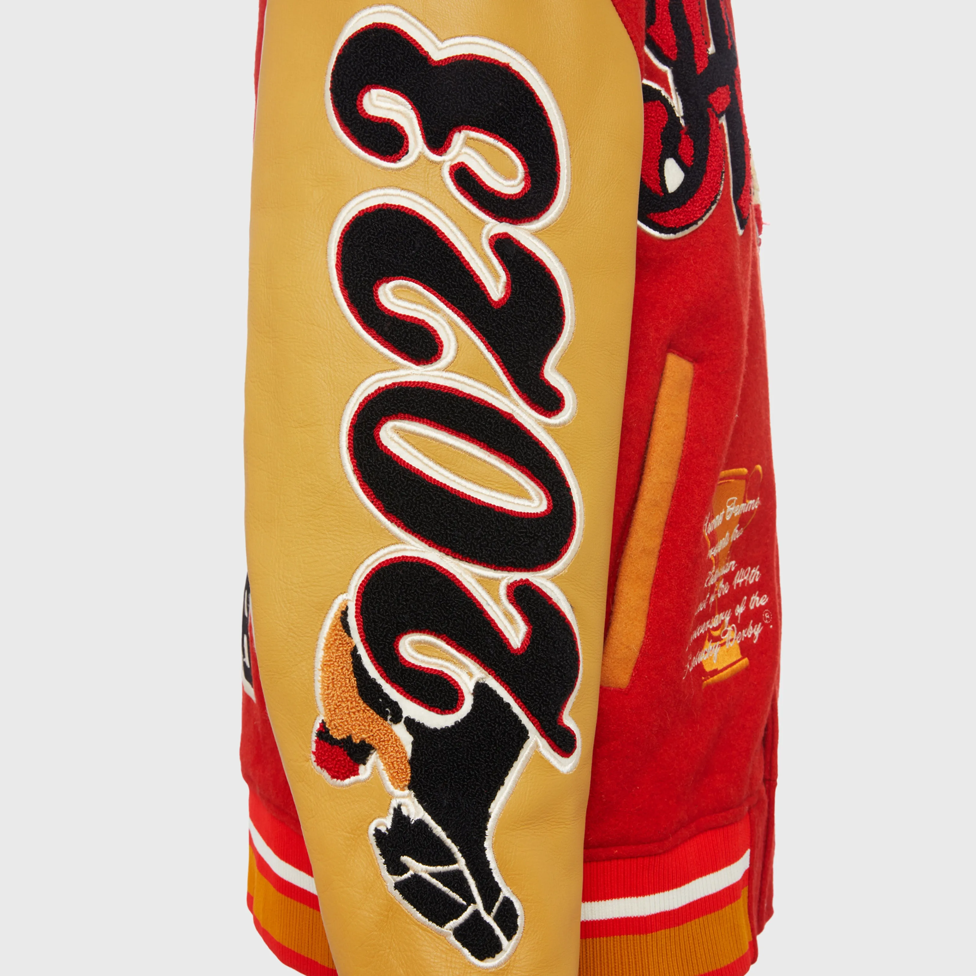 149 Letterman Jacket Red