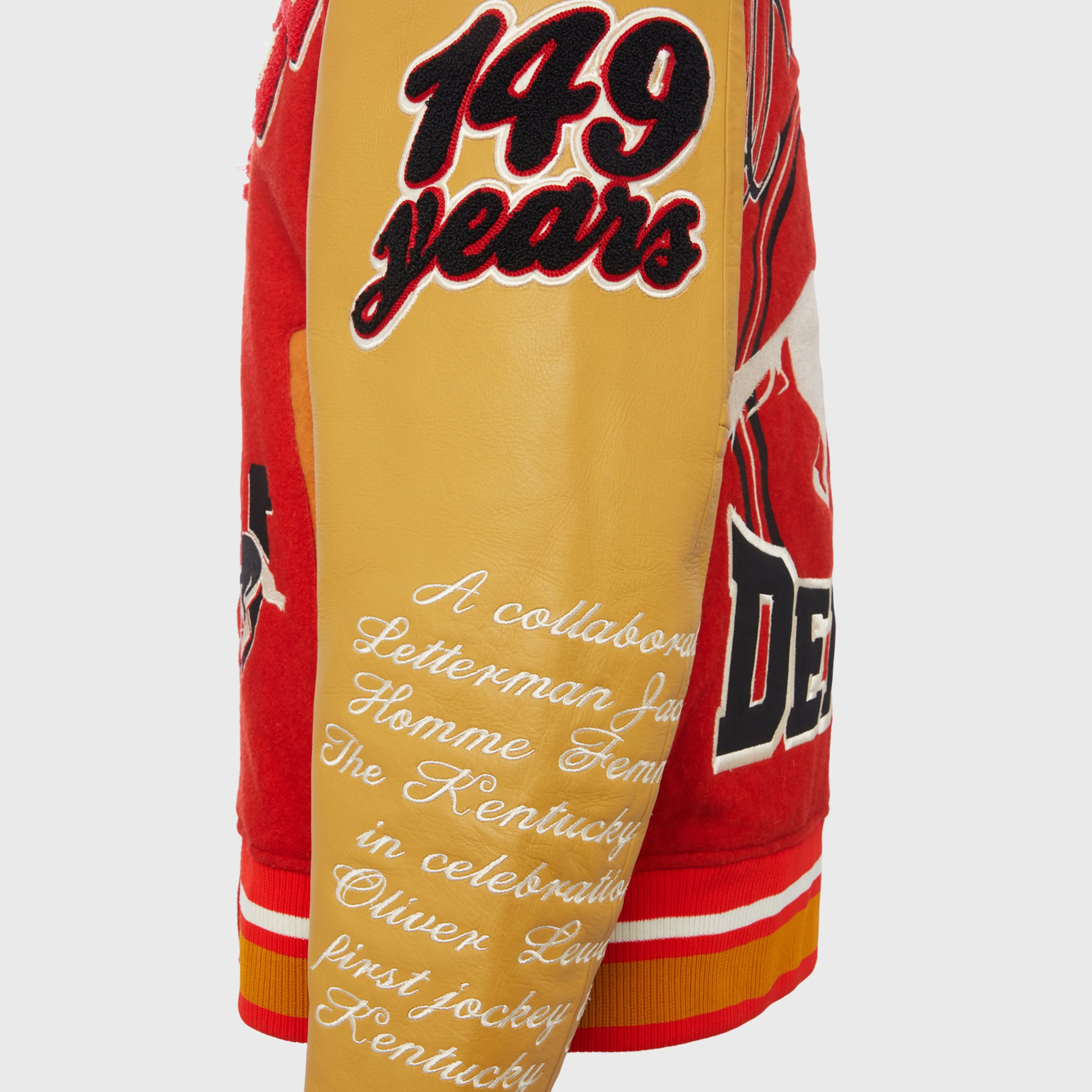149 Letterman Jacket Red