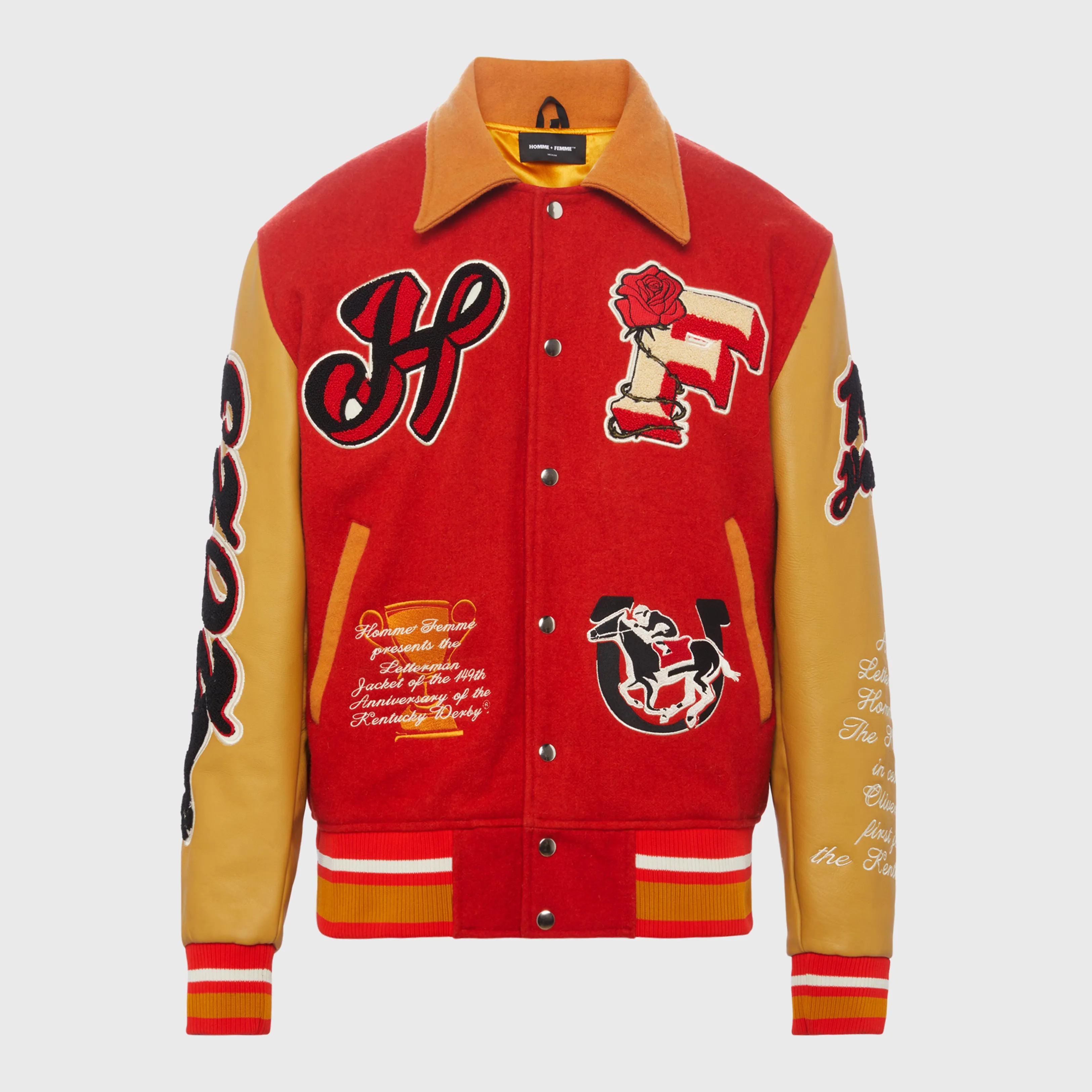 149 Letterman Jacket Red