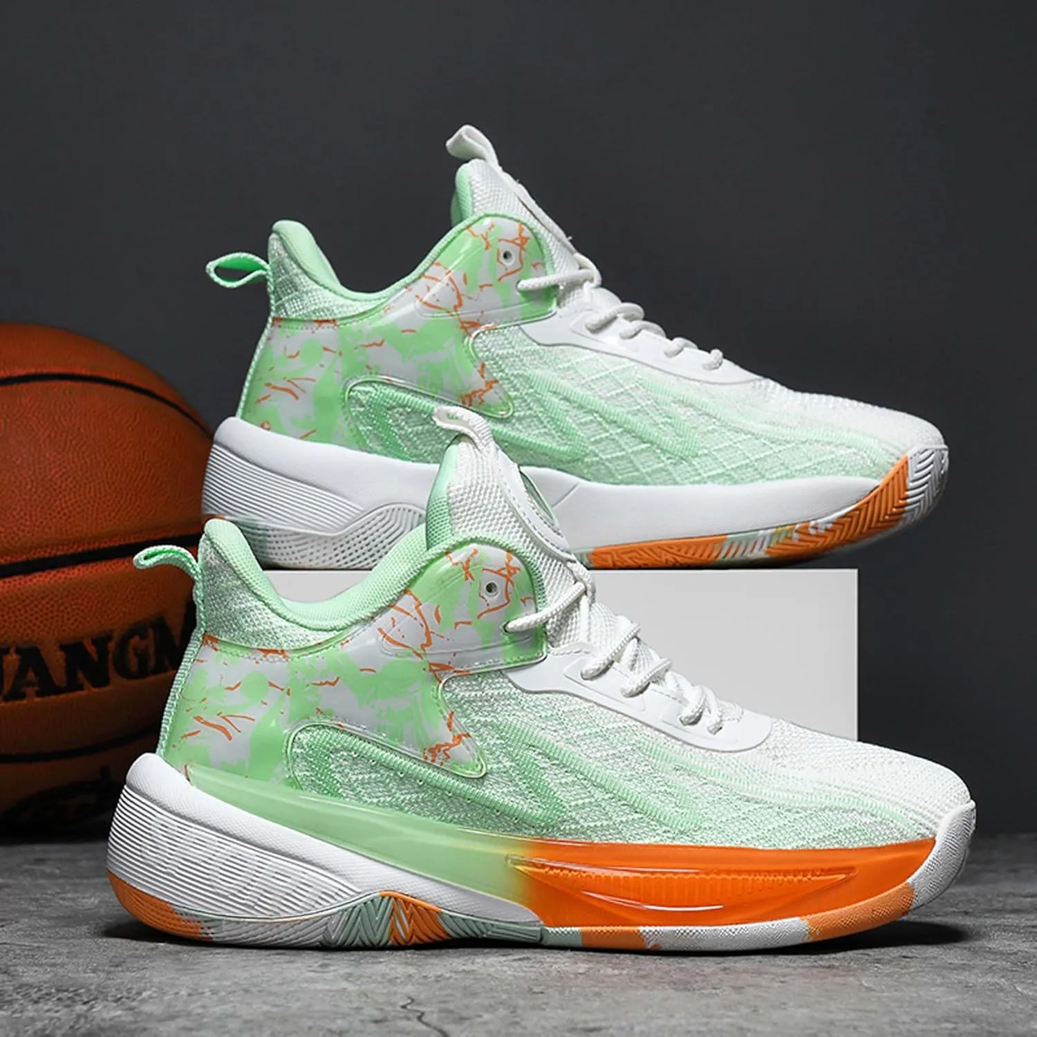 Anti Slip Basketball Shoes, Breathable Training Shoes, Outdoor Comfortable Hiking Shoes