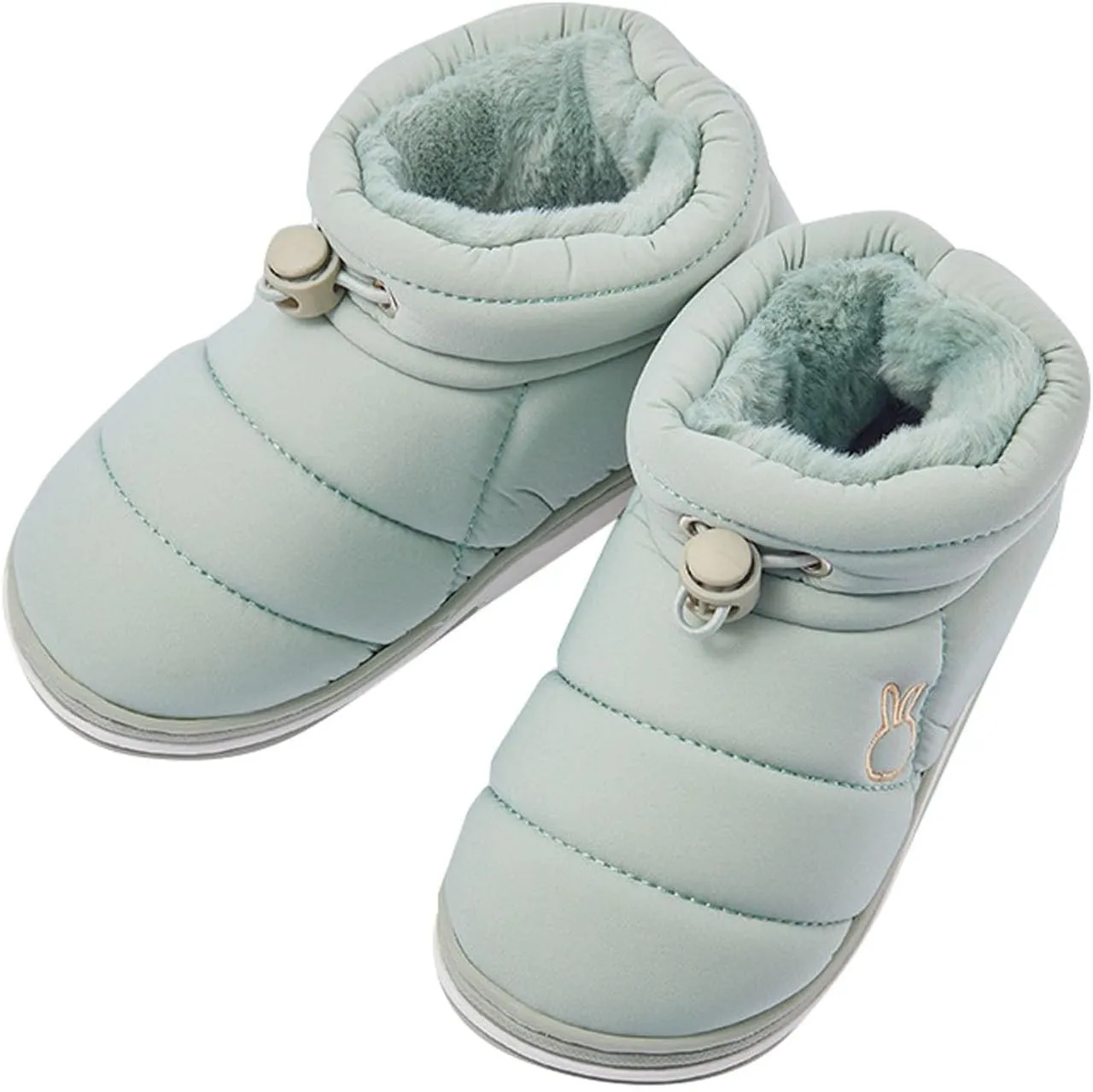 Boys Girls Winter Boots Kids Lightweight Outdoor Hiking Warm Snow Boot Faux Fur Lined Cold Weather Shoes for Toddler