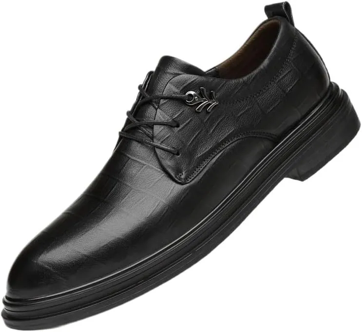 Comfortable Business Oxford Shoes for Men  Soft Leather Lace-Up Formal Dress Shoes