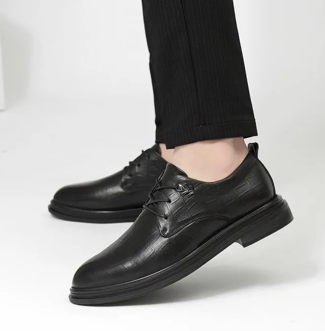 Comfortable Business Oxford Shoes for Men  Soft Leather Lace-Up Formal Dress Shoes
