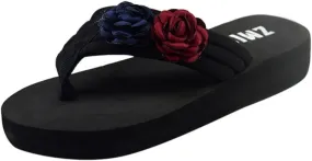 Flip Flops for Women Casual Yoga-Mat Thong Sandals With Arch Support Pillow Soft Summer Beach Shoes Dressy Party Outdoor Non