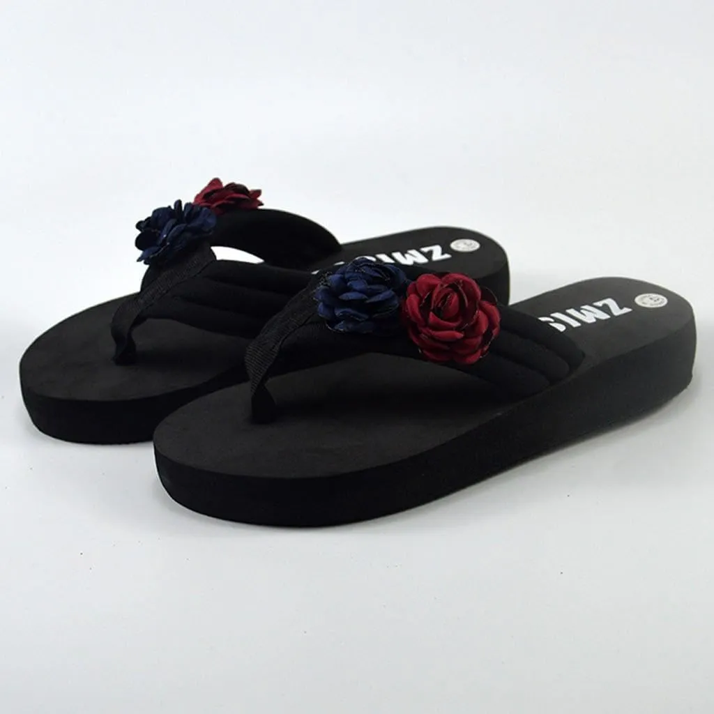 Flip Flops for Women Casual Yoga-Mat Thong Sandals With Arch Support Pillow Soft Summer Beach Shoes Dressy Party Outdoor Non