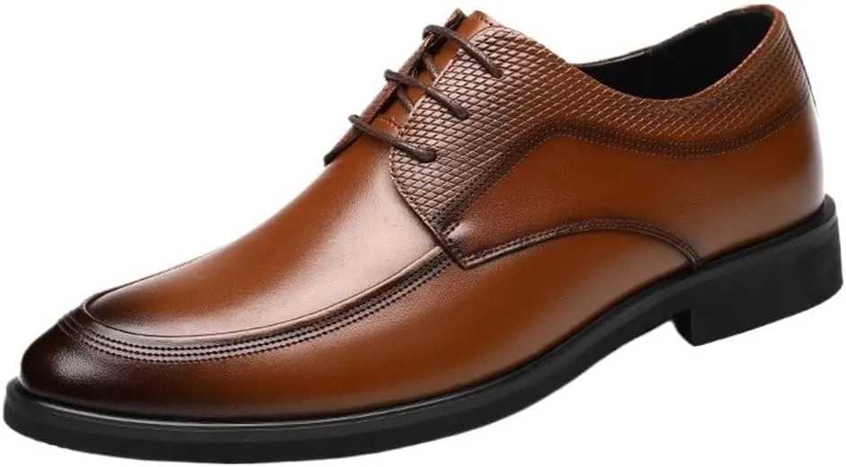 Formal Dress Shoes for Men Classic Lace-up Formal Tuxedo Shoes Patent Leather Dress Shoes Mens Black Shoes Man New Business Shoes Casual Formal Work Shoes Men Gifts