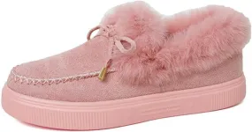 Lausiuoe Winter Boots For Women Fashion 2022 Women's Snow Boots Warm Fur Lined Casual Anti-Slip Outdoor Fuzzy Platform Booties