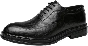 Mens Business Shoes Leather Men's Casual Shoes New Brogues Dress Shoes Shoes for Men Round Head