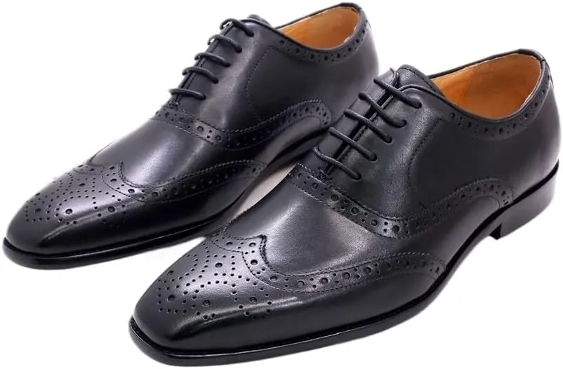 Men's Genuine Leather Low Oxford Gentleman Wedding Business Work Office Outdoor Party Casual Shoes Formal Sneakers