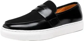 Mens Loafers Slip On Casual Shoes Driving Walking Sneakers Lightweight Comfortable Daily Flat Shoes for Outdoor Hiking