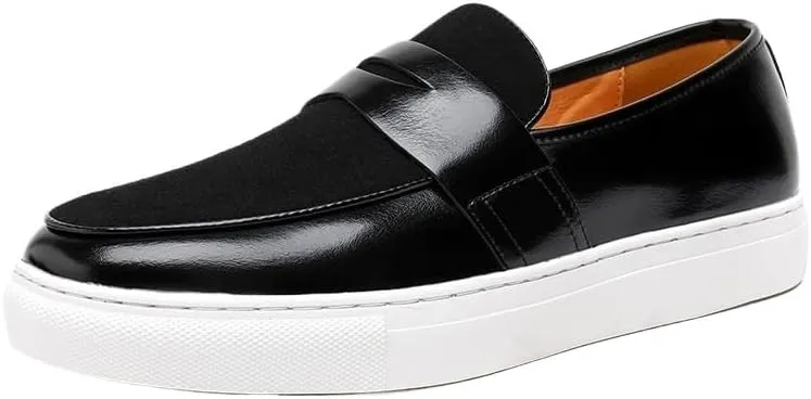 Mens Loafers Slip On Casual Shoes Driving Walking Sneakers Lightweight Comfortable Daily Flat Shoes for Outdoor Hiking