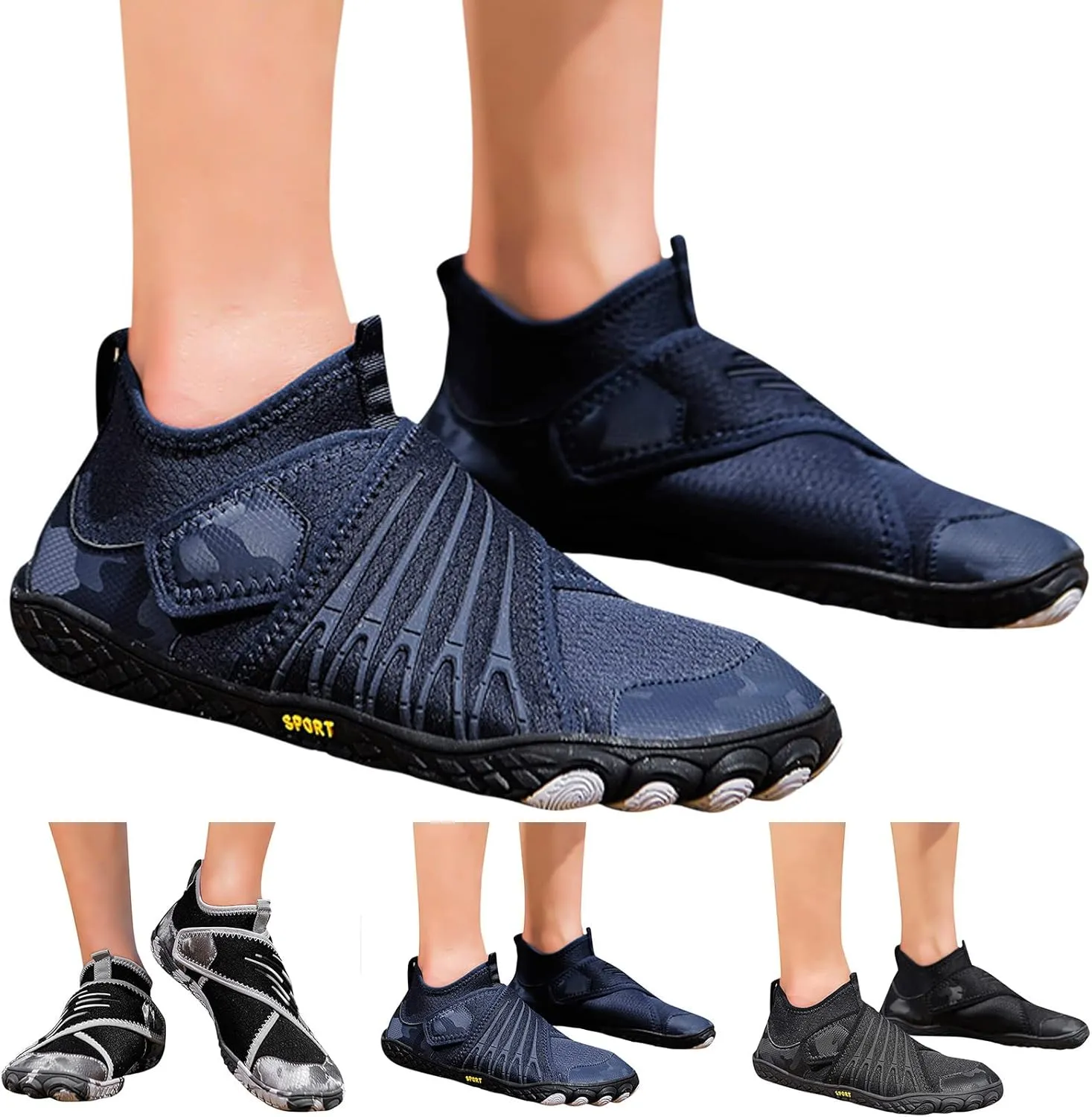 Outdoor Water Shoes Women Men Quick Dry Aqua Barefoot Beach Swim Pool Surf Yoga Hiking Kayaking Lightweight Non Slip Sports Shoes