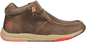 ROPER Mens Clearcut Moc Toe Chukka Casual Boots Ankle - Brown