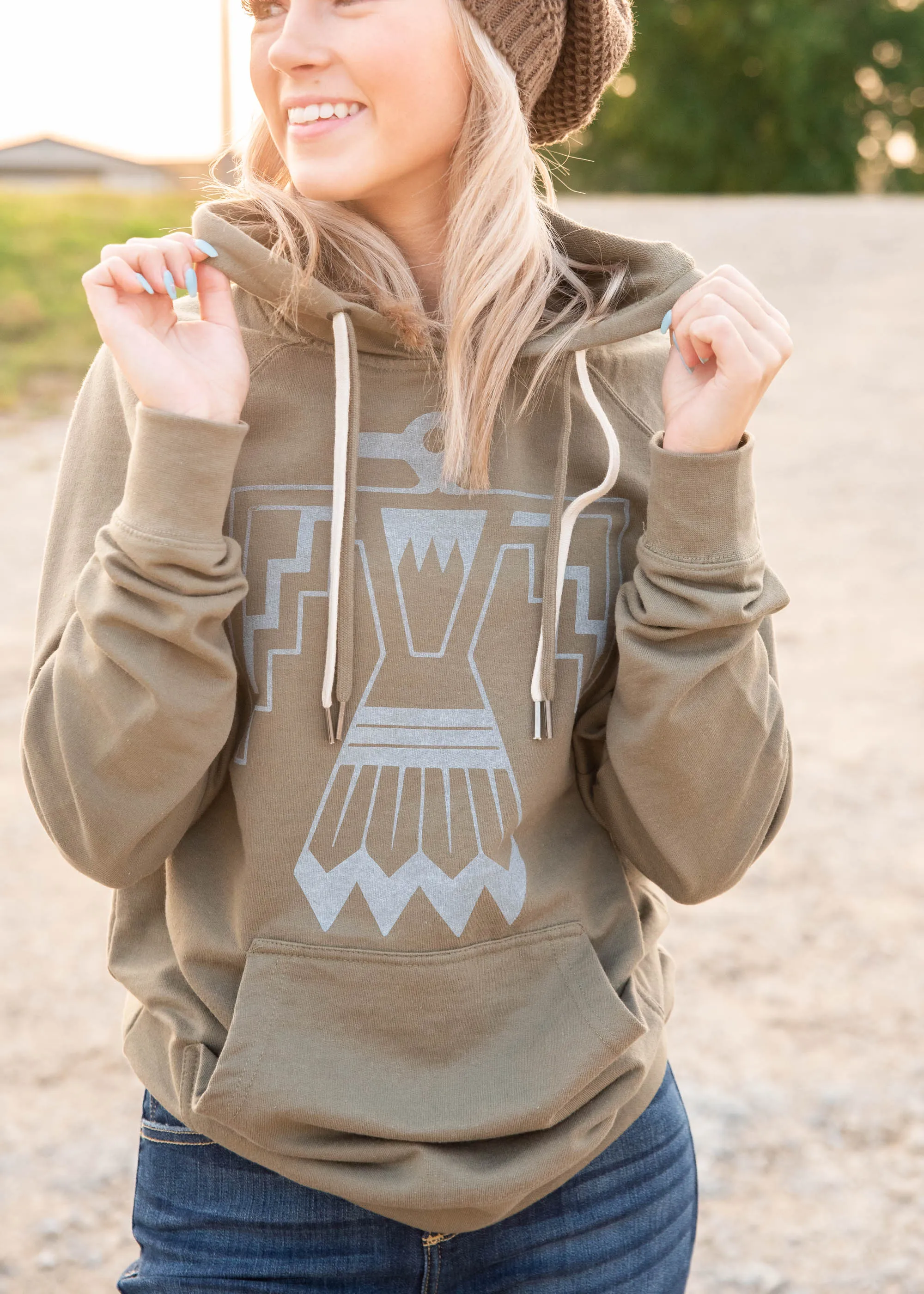 Thunderbird Olive Hoodie