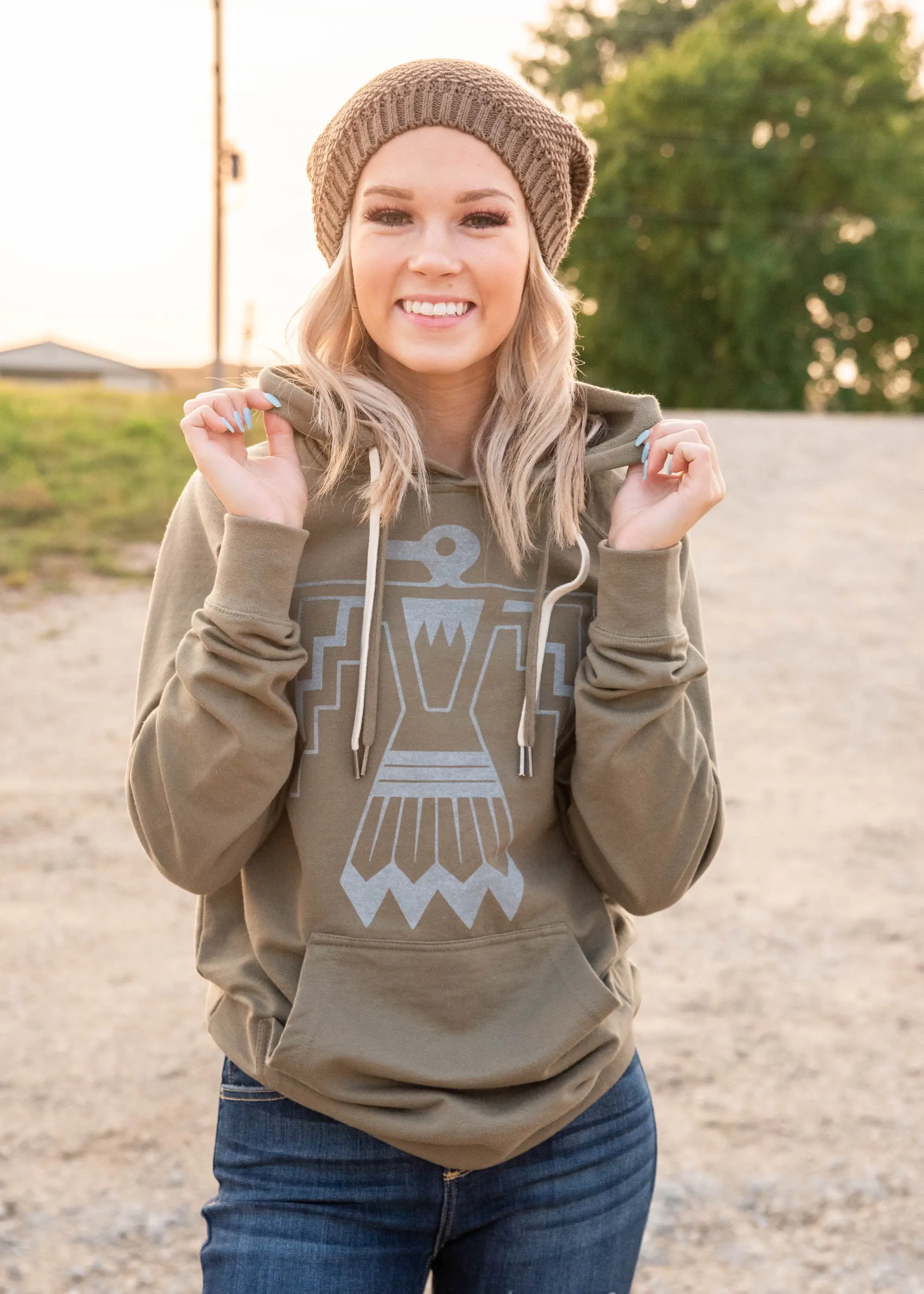 Thunderbird Olive Hoodie