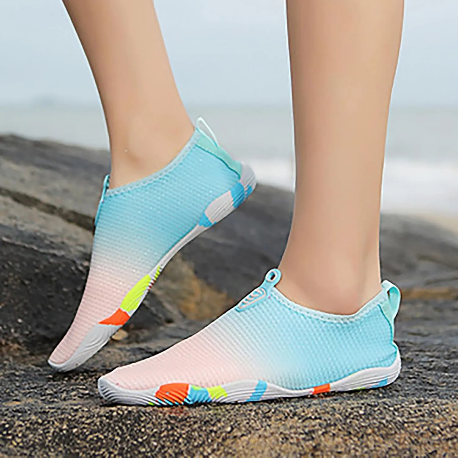 Water Shoes Quick Dry Aqua Socks Barefoot for Women Men Beach Swim Pool Surf Yoga Hiking Kayaking Lightweight Non Slip Outdoor