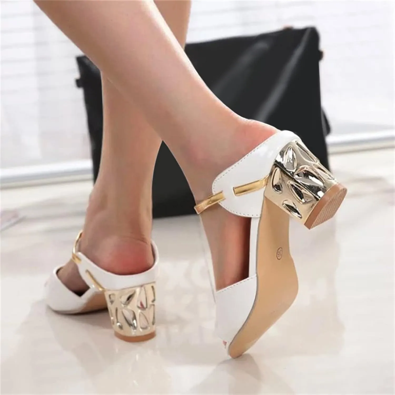 Women's Chunky L?w Heels Womens Sandals Shoes Walking Sandal Non Slip Casual Summer Beach Shoes Dress Women's Fashion Flip Flop Open Toe Block Heeled Dress Ankle Strap Pump Wedding Sandals Round Toe Sandals