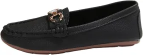 Women's Comfortable Lightweight Leather Loafers Walking Shoes Cute Business Casual Formal Work Flat Shoes
