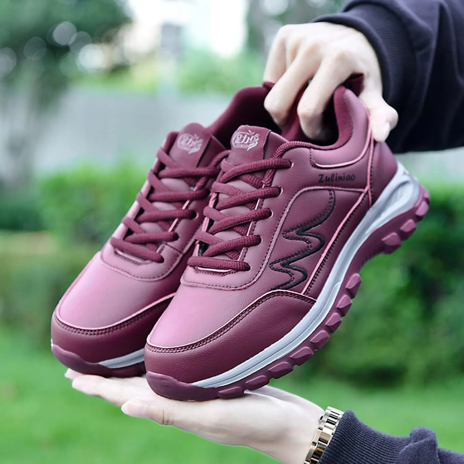 Women’s Orthopedic Walking Shoes Non Slip Comfortable Breathable Workout Gym Sports Shoes Canvas Slip on Shoe