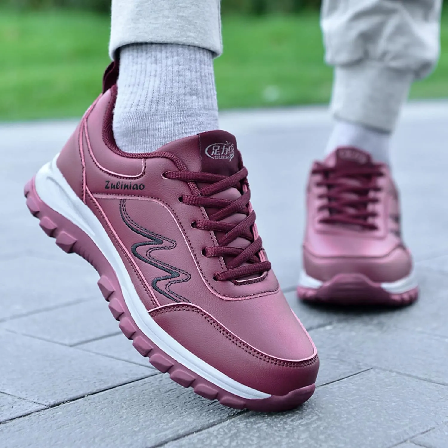 Women’s Orthopedic Walking Shoes Non Slip Comfortable Breathable Workout Gym Sports Shoes Canvas Slip on Shoe