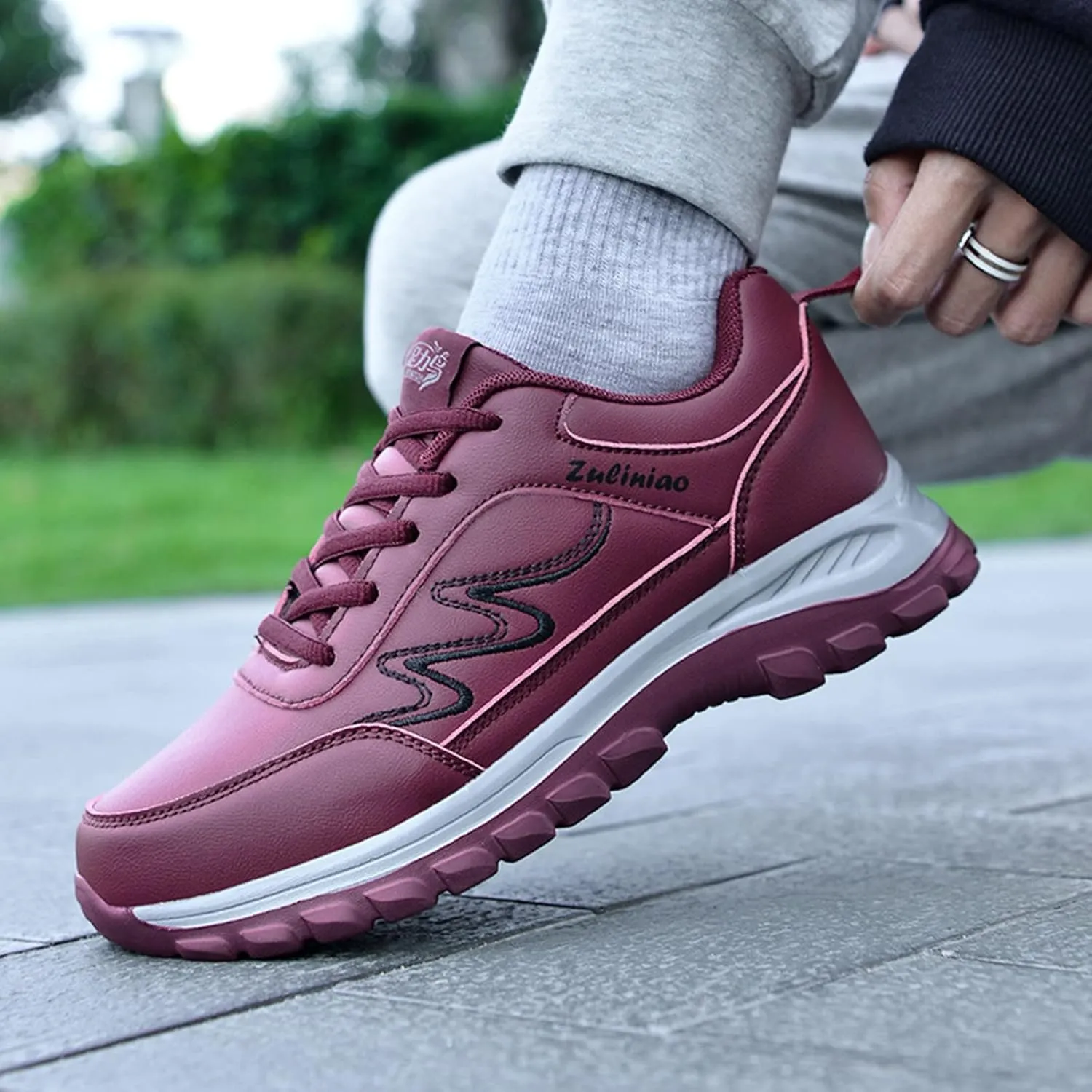 Women’s Orthopedic Walking Shoes Non Slip Comfortable Breathable Workout Gym Sports Shoes Canvas Slip on Shoe